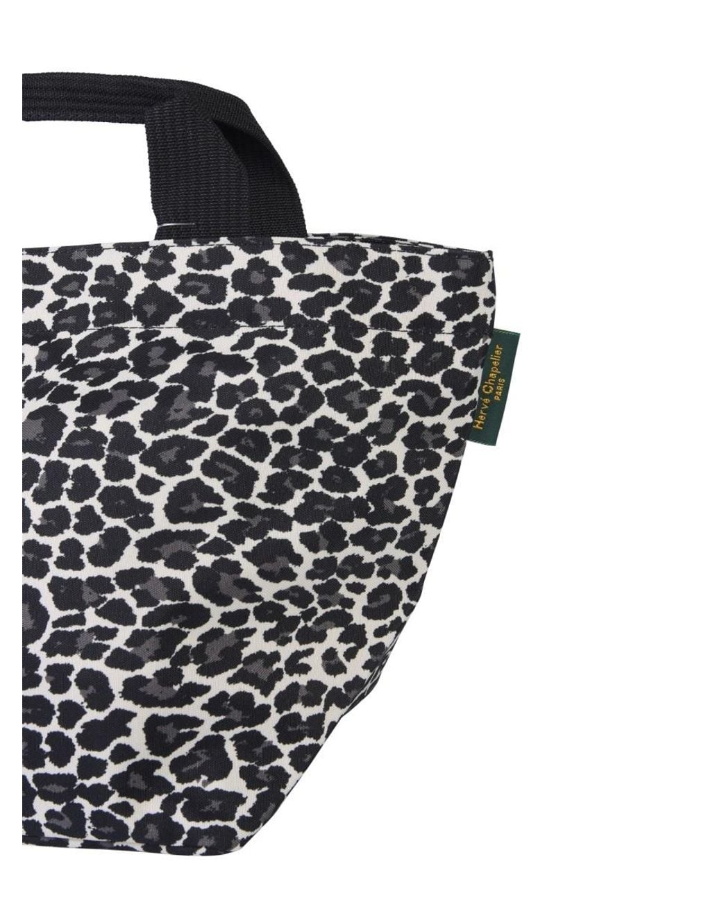 Herve Chapelier Black Hervé Chapelier Medium Shopper Tote