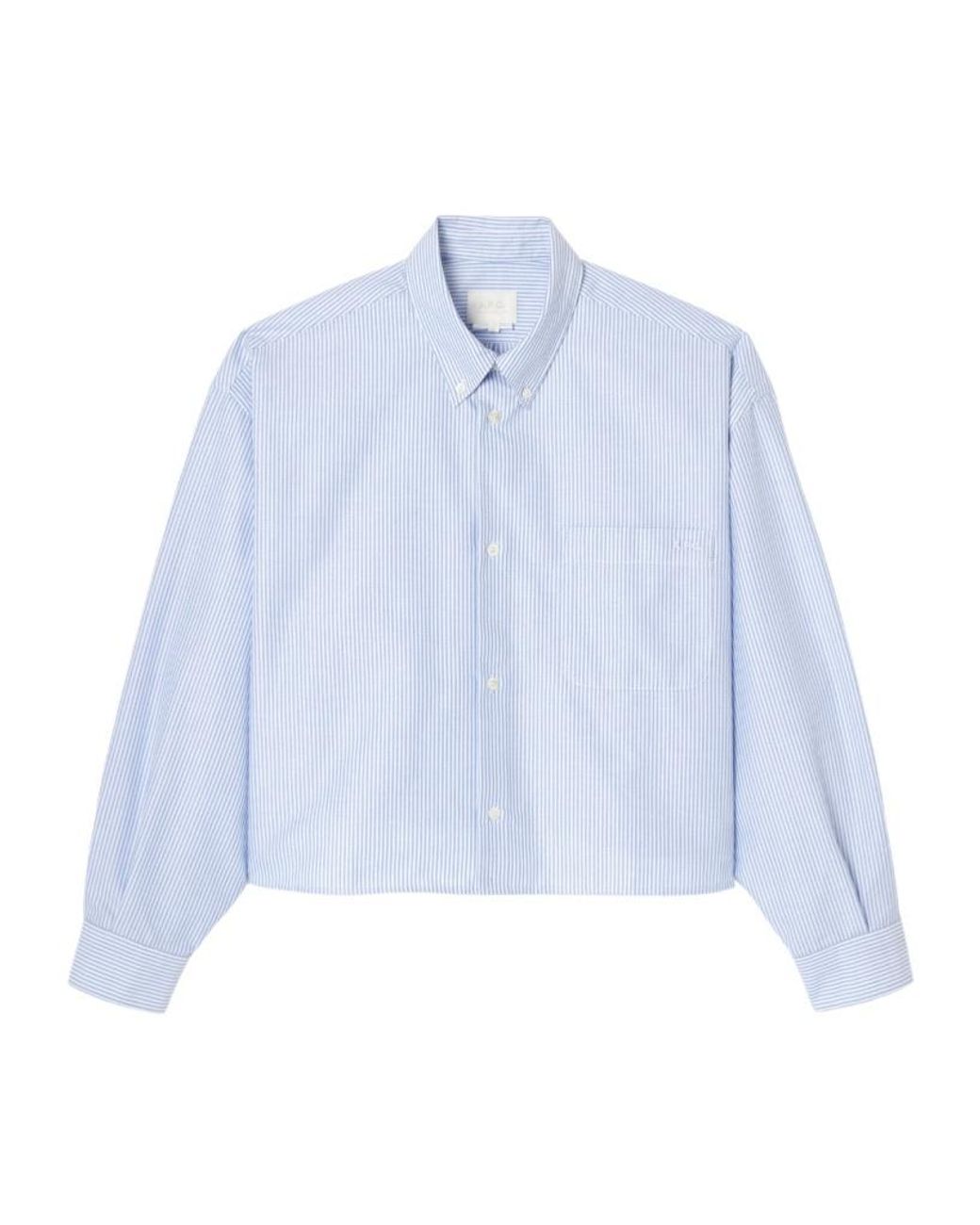 A.P.C. Blue Sophia Button-Down Shirt