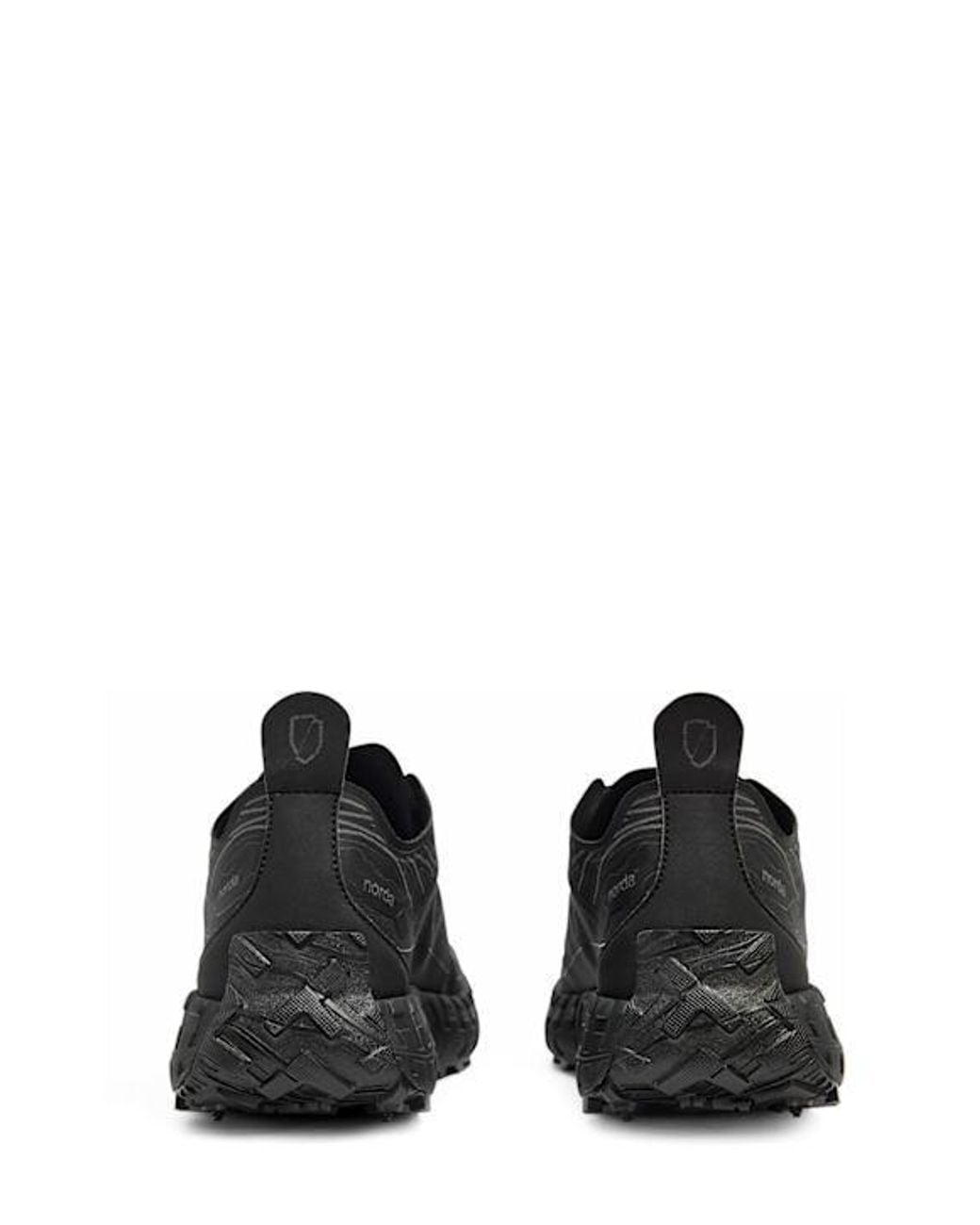 Norda Black Dyneema Trail Running Shoes for men