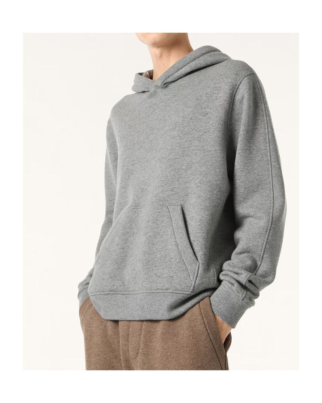 Loro Piana Gray Umbrella Pine Sweatshirt for men