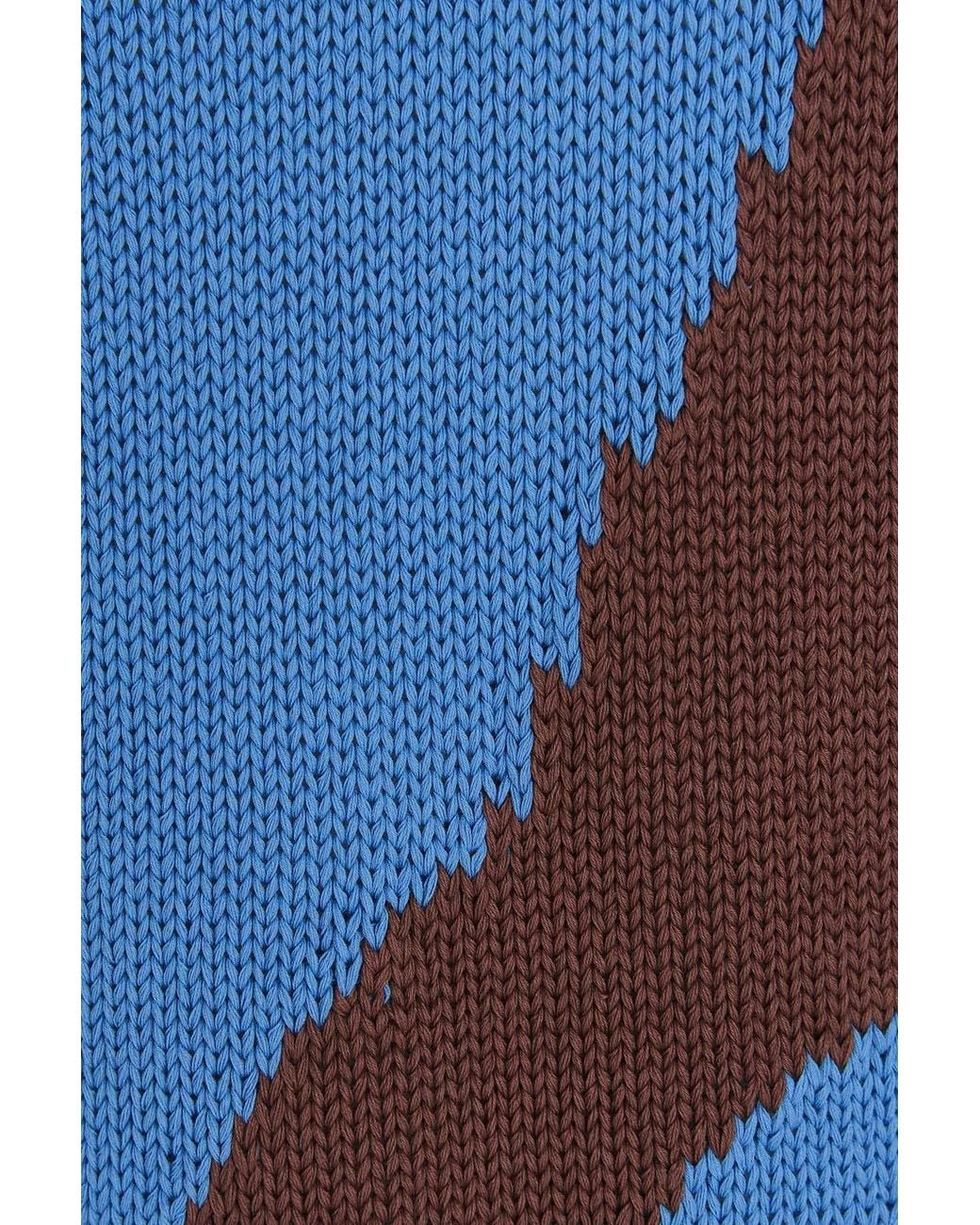 Jil Sander Blue Colorblock Vest for men