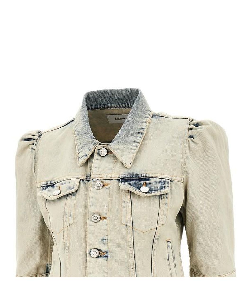 Coperni Metallic Denim Jacket