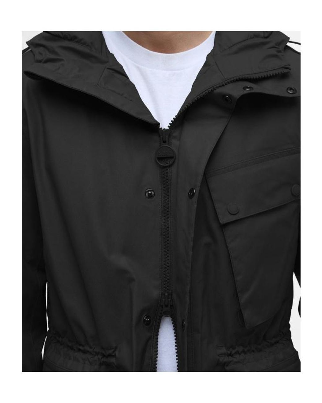Barbour Black Endley Waterproof Jacket for men