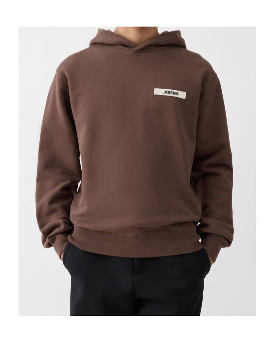 Jacquemus Brown Sweatshirt With Logo for men