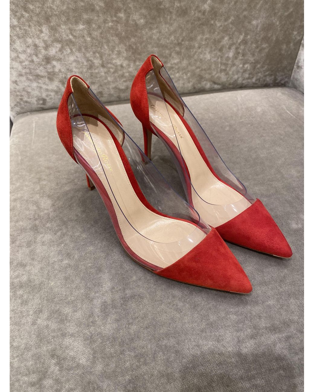 Gianvito Rossi Pink Pointed High Heels