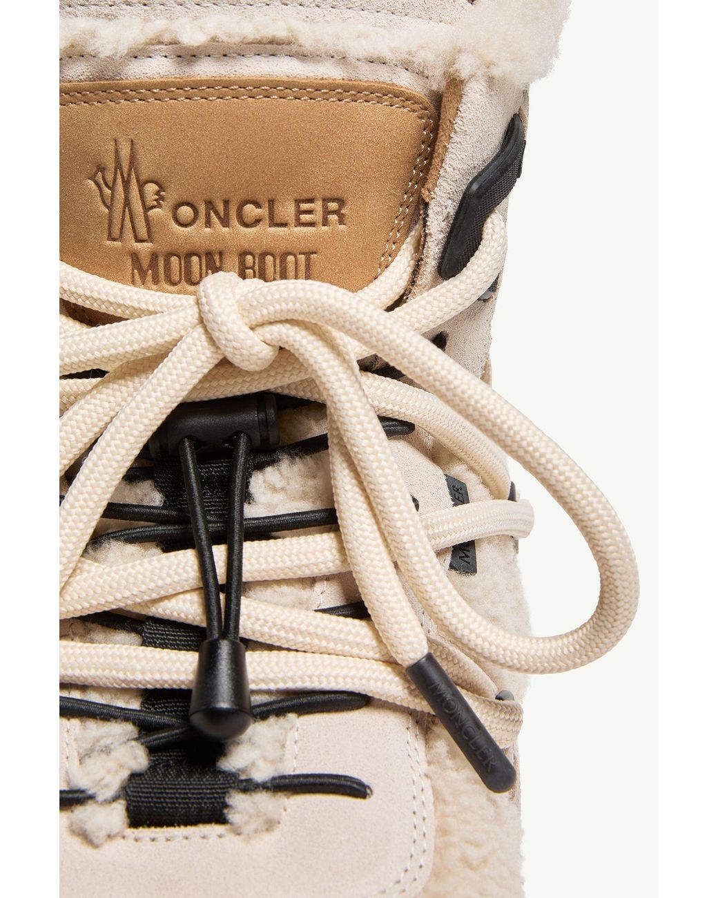 Moncler Natural Moon Boot X Grenoble Icon Low Padded Snow Boot