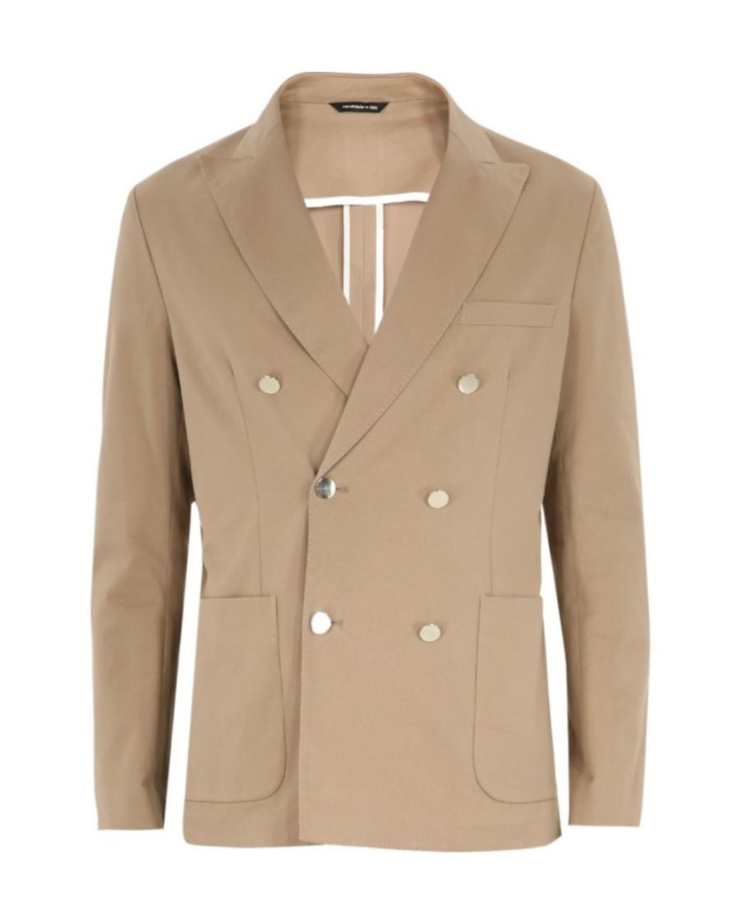 Tonello Natural Double-Breasted Jacket for men