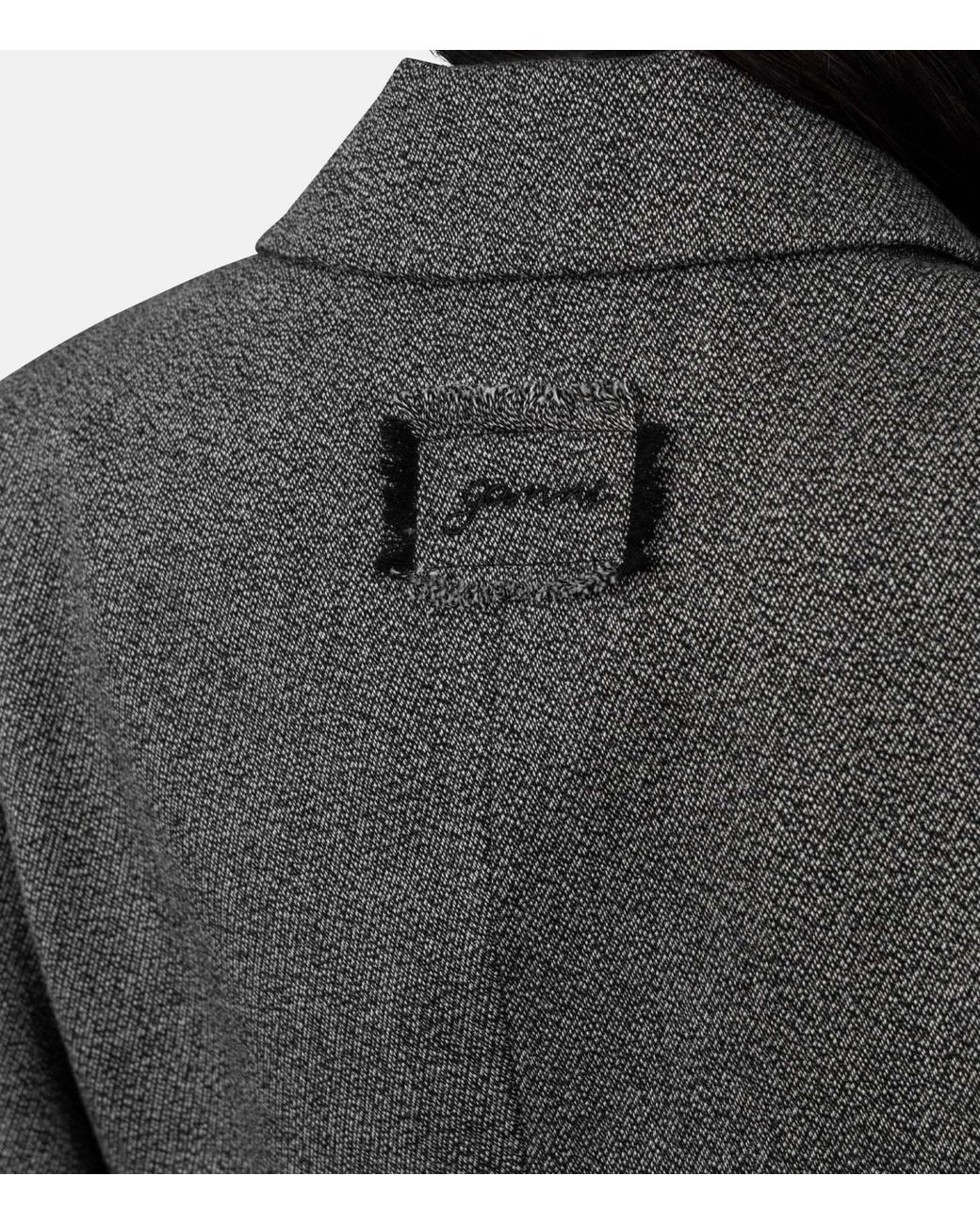 Ganni Gray Suiting Blazer
