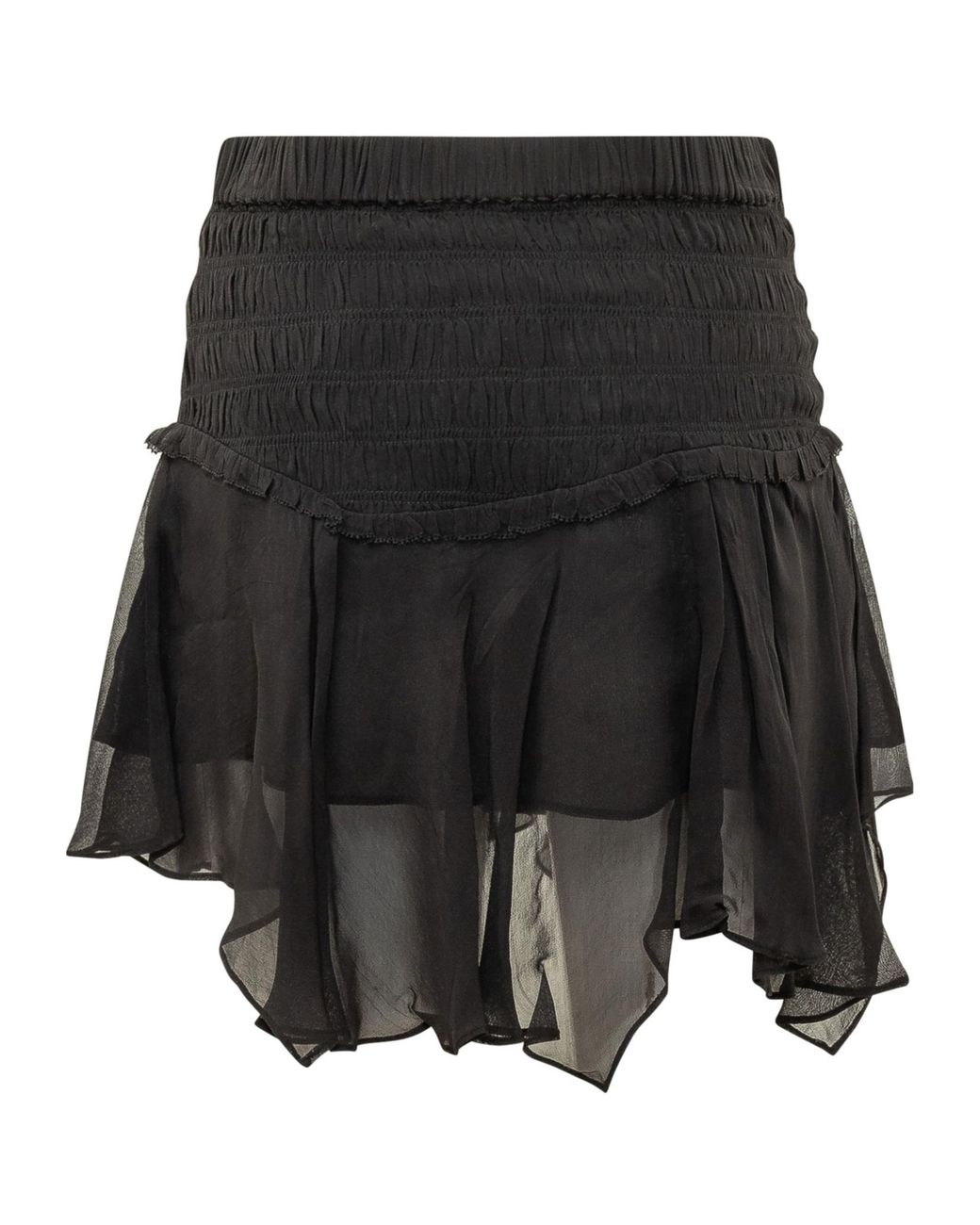Isabel Marant Black Isabel Marant Étoile Fiala Ruffled Skirt