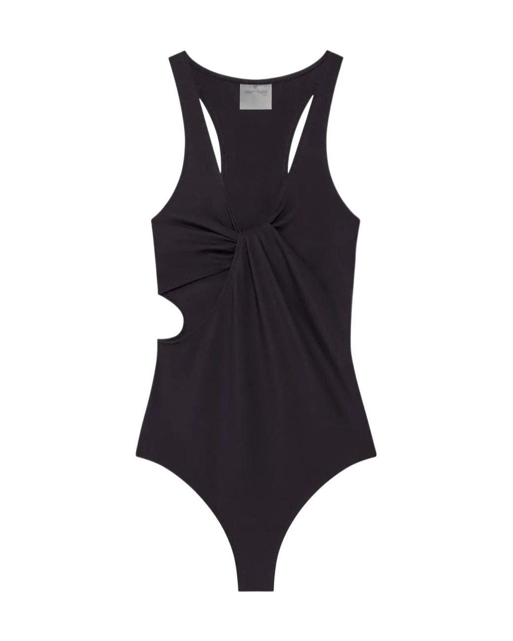 Courreges Blue Twist Swimsuit