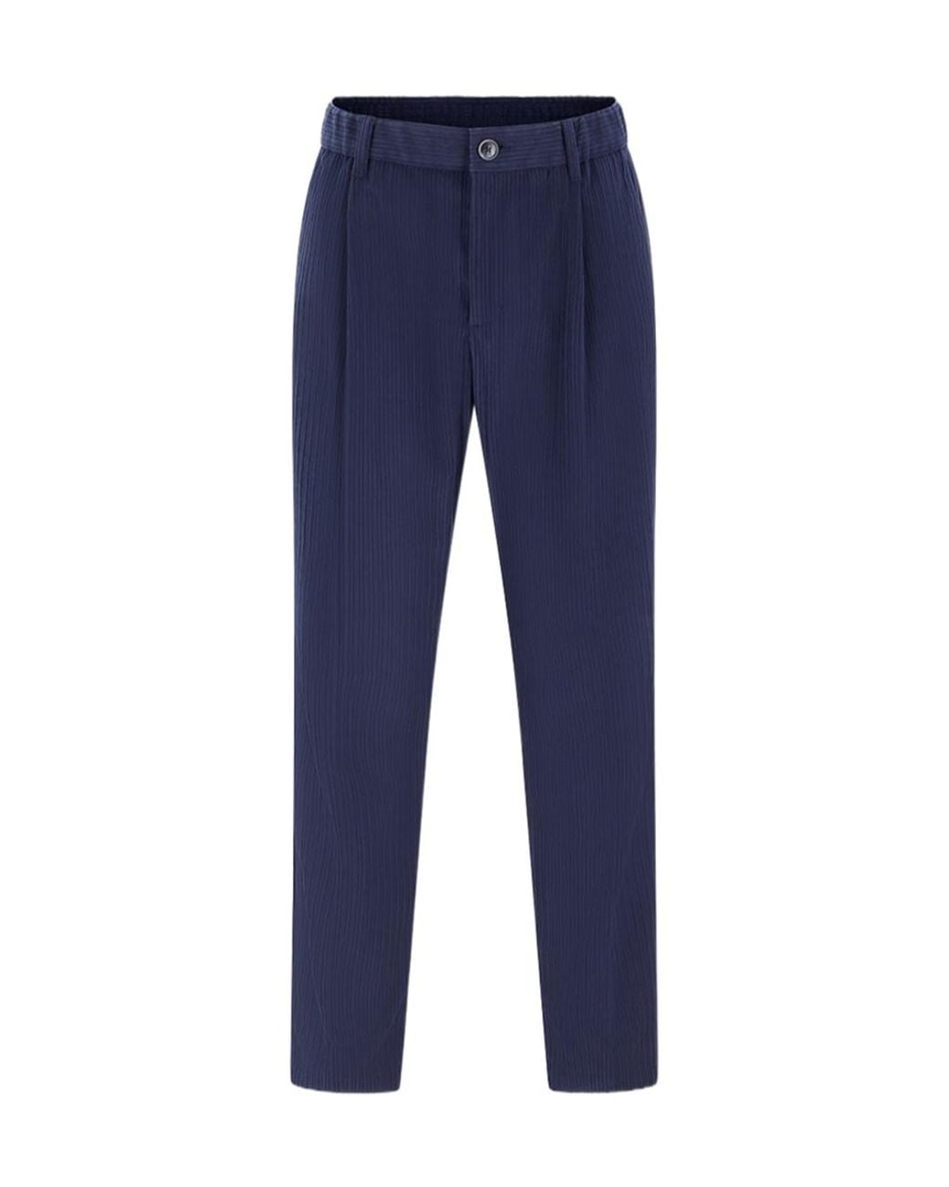 Herno Blue Logo Casual Pants for men