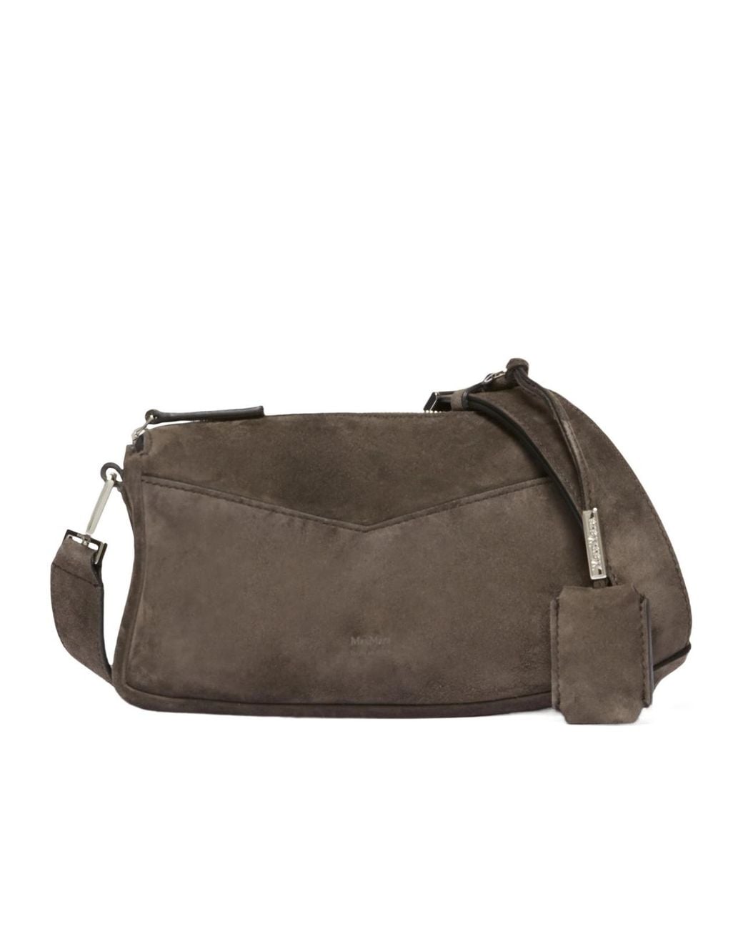 Max Mara Brown Split Leather Micro Handbag