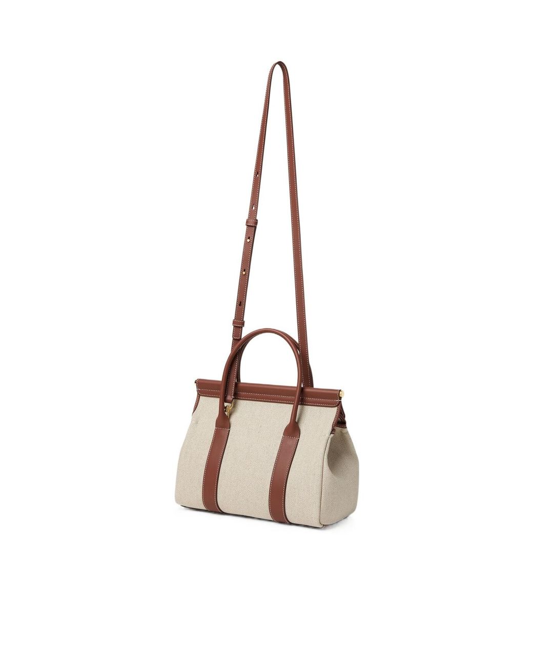 Loro Piana Brown Loom Bag L25 Handbag