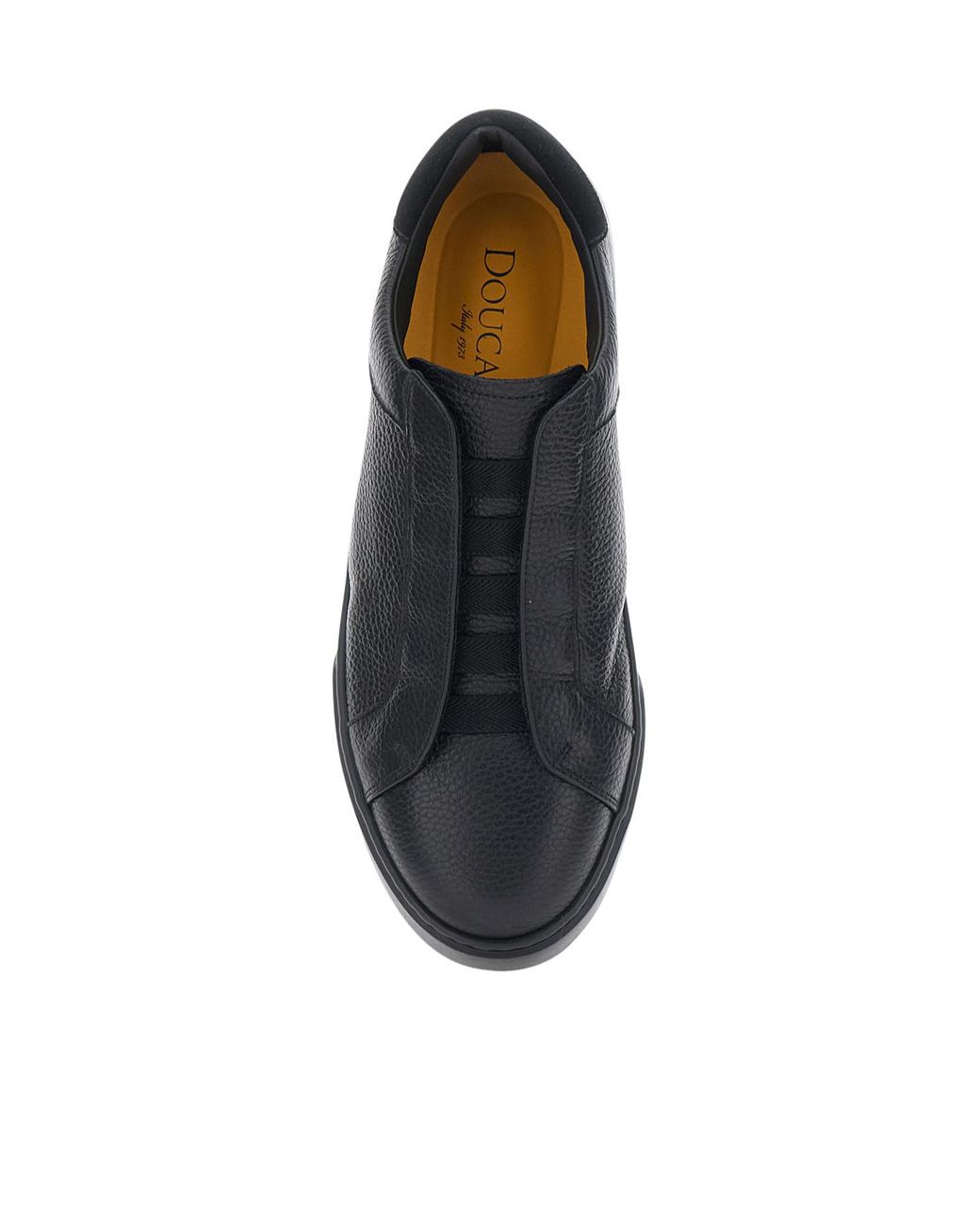 Doucal's Black Spencer Slip-On Sneakers for men