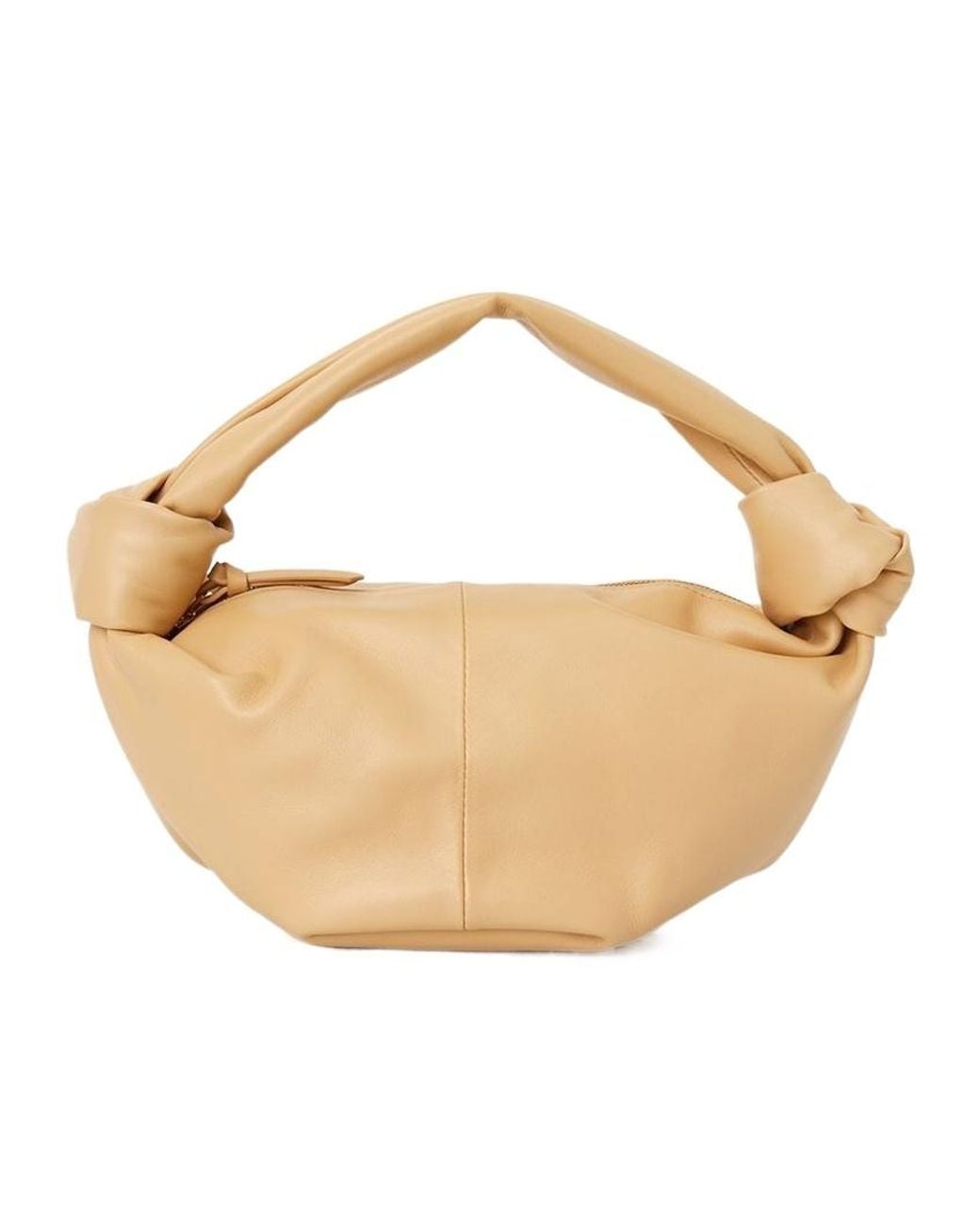 Bottega Veneta Metallic Zippered Handbag
