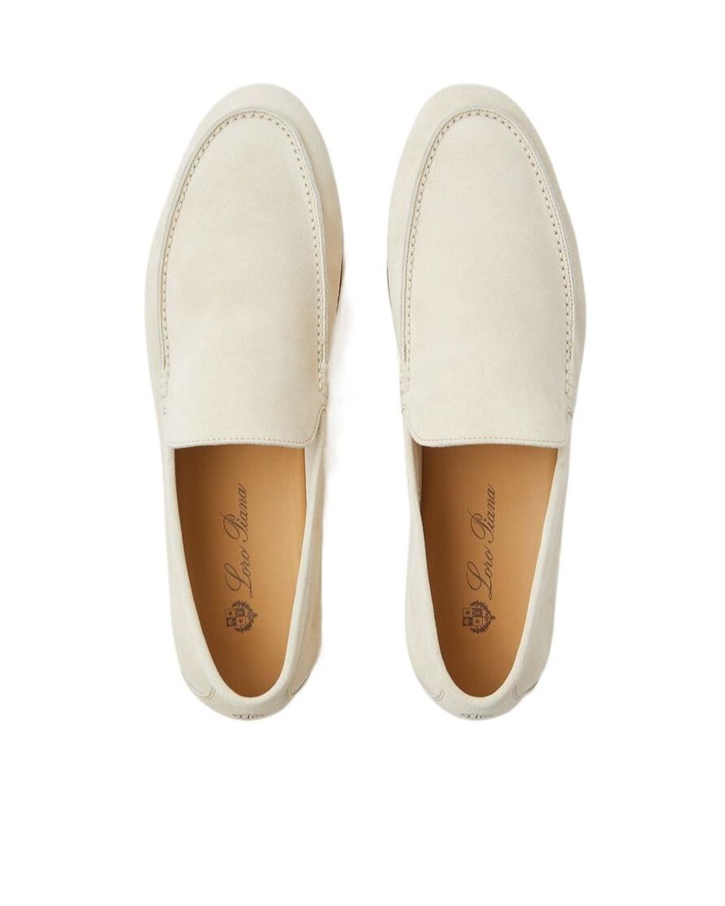 Loro Piana White Summer Anton Walk Loafer for men