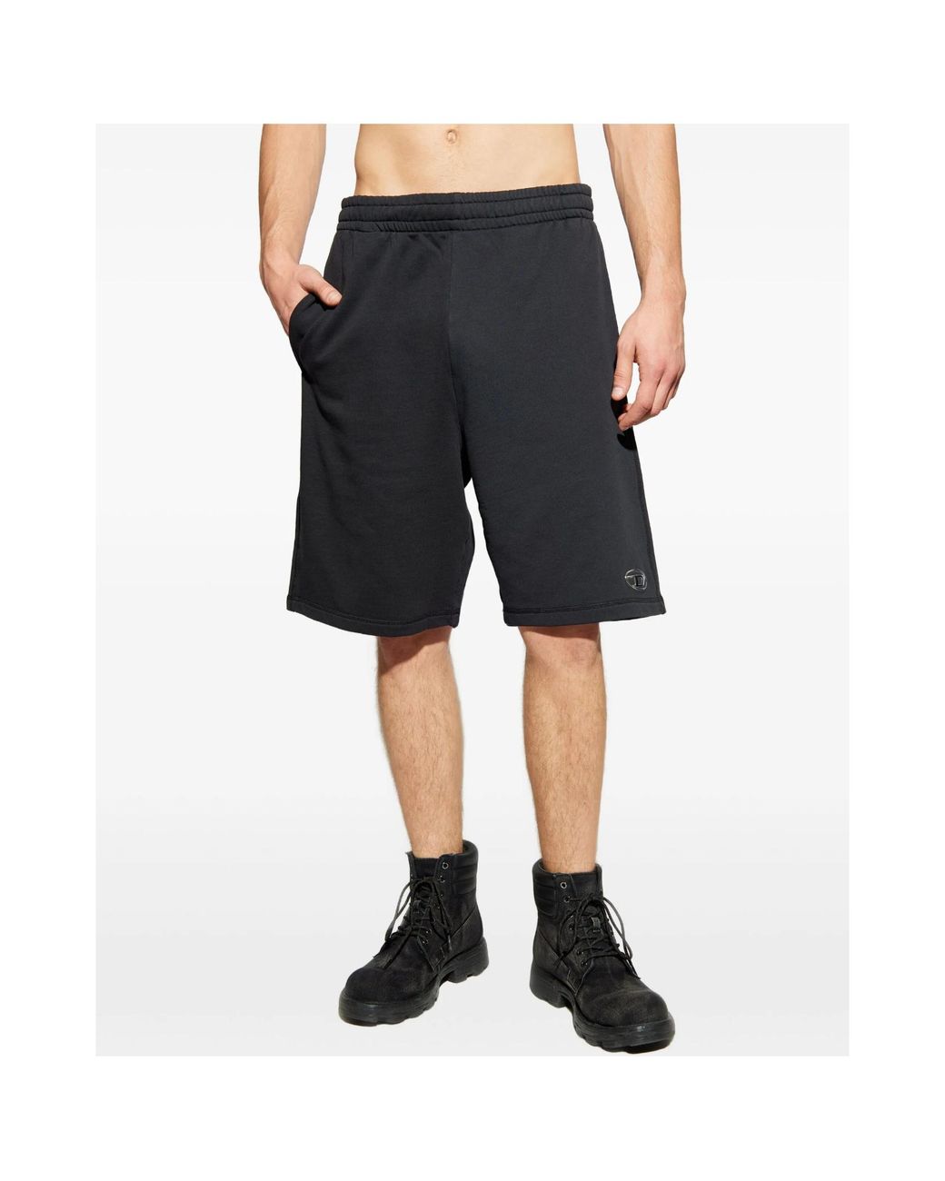 DIESEL Gray Shorts Pmarshyiod for men