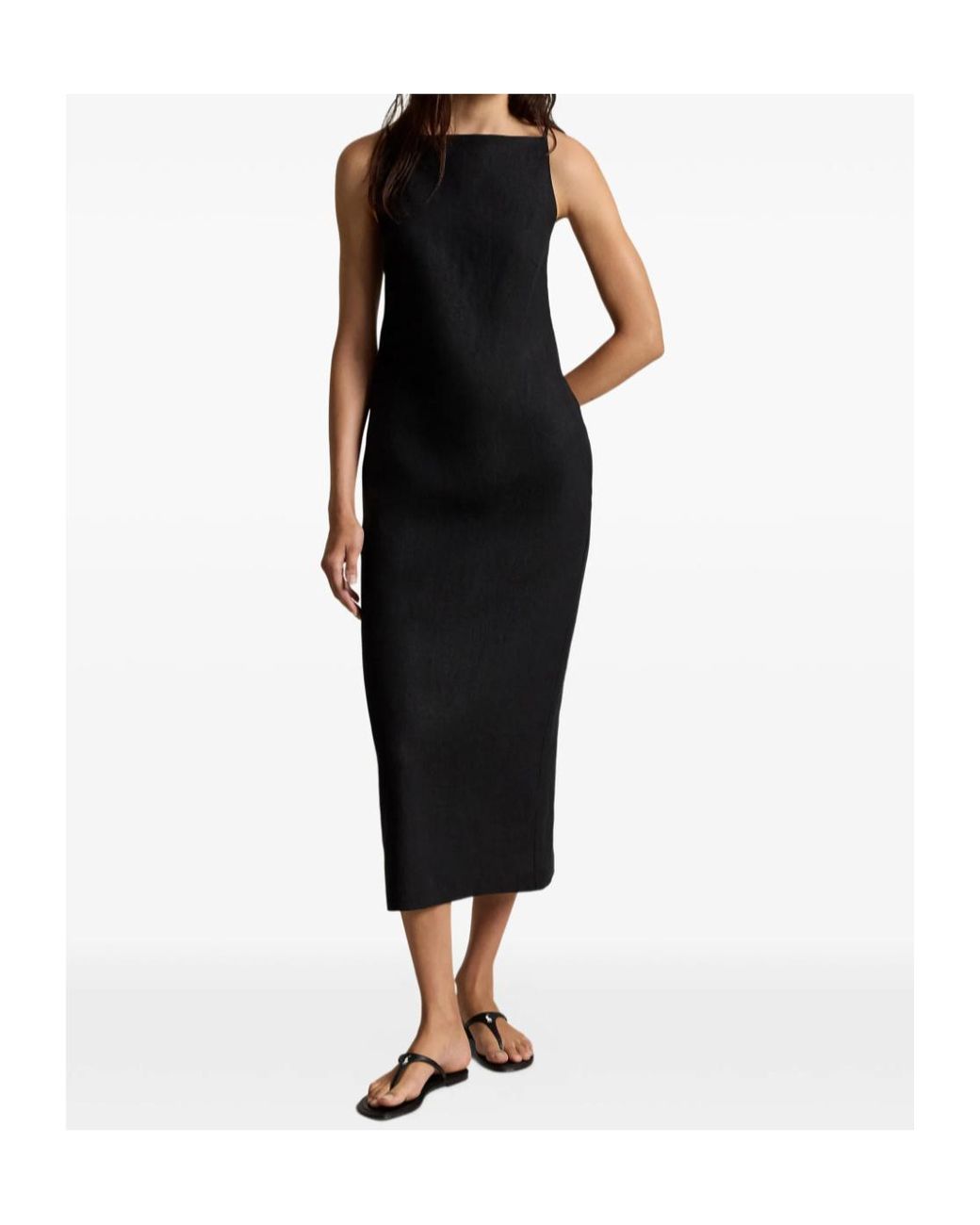 Ralph Lauren Black Linen Dress