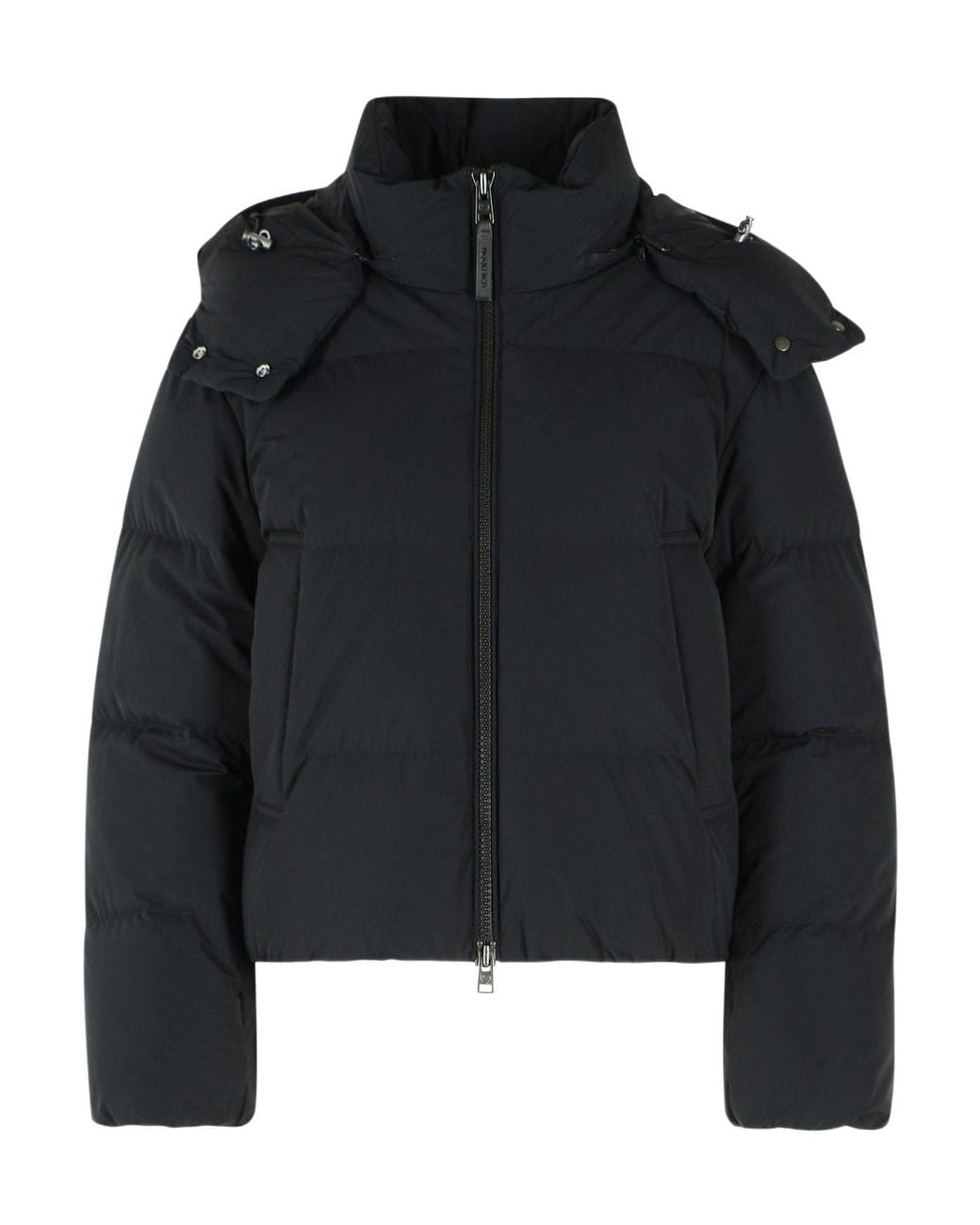 Woolrich Black Quilted Hooded Down Jacket