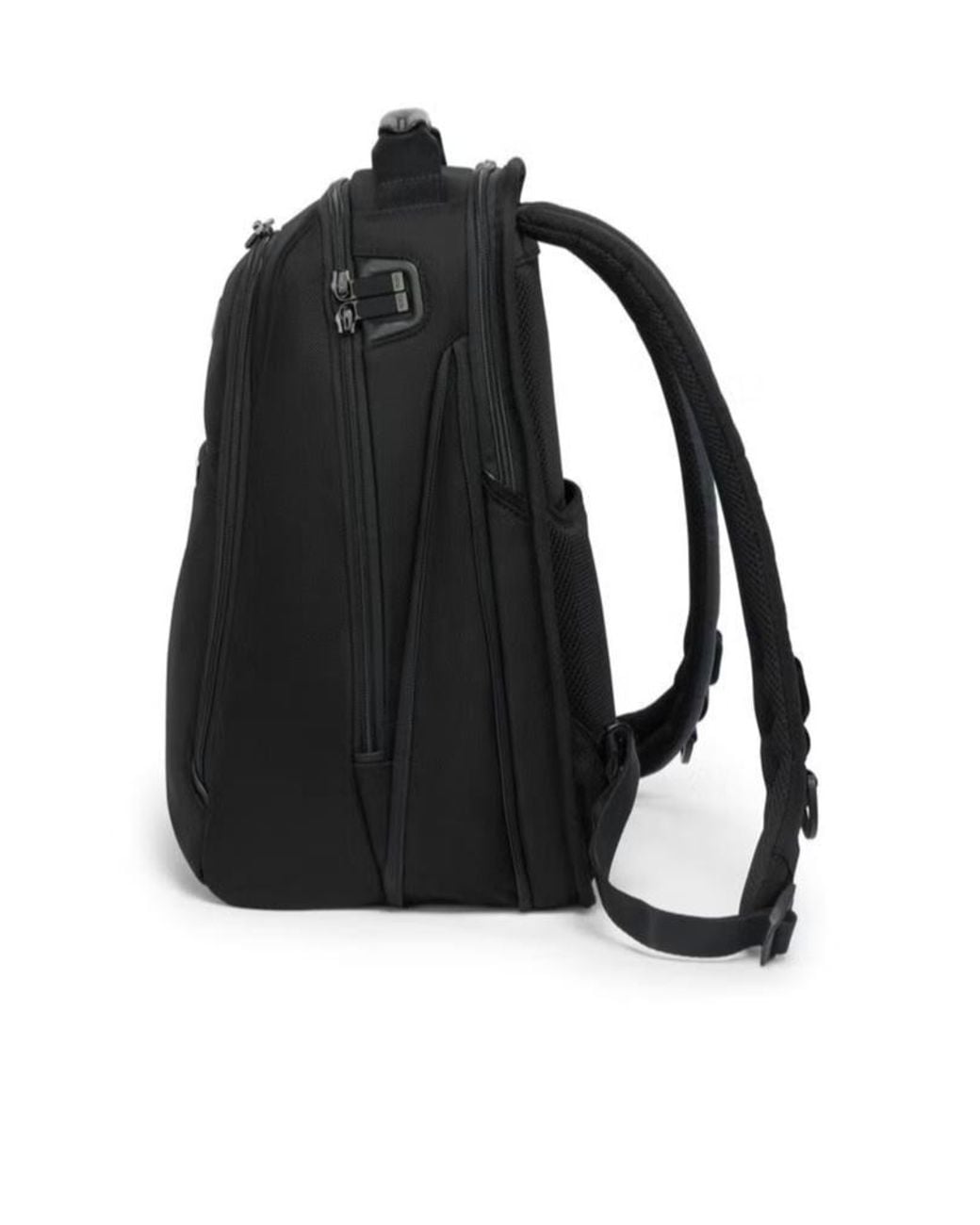 Tumi Black Expandable Laptop Backpack for men