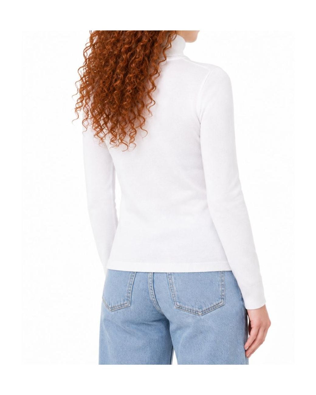 Max Mara White Mxmsaluto High Neck Knitted Jumper