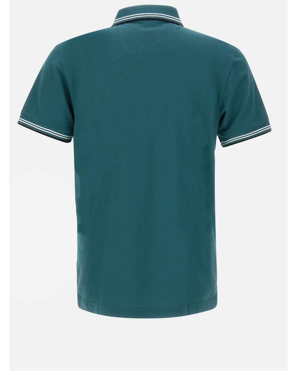 Boss Green Tipped Collar Logo Polo Shirt for men