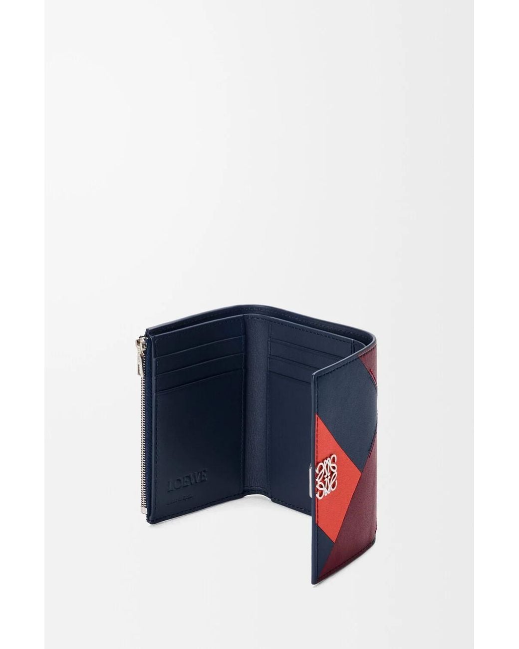 Loewe Blue Anagram Leather Wallet