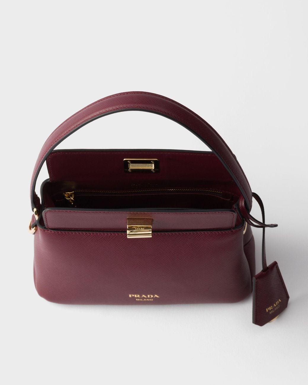 Prada Purple Avoir Saffiano Mini-Bag