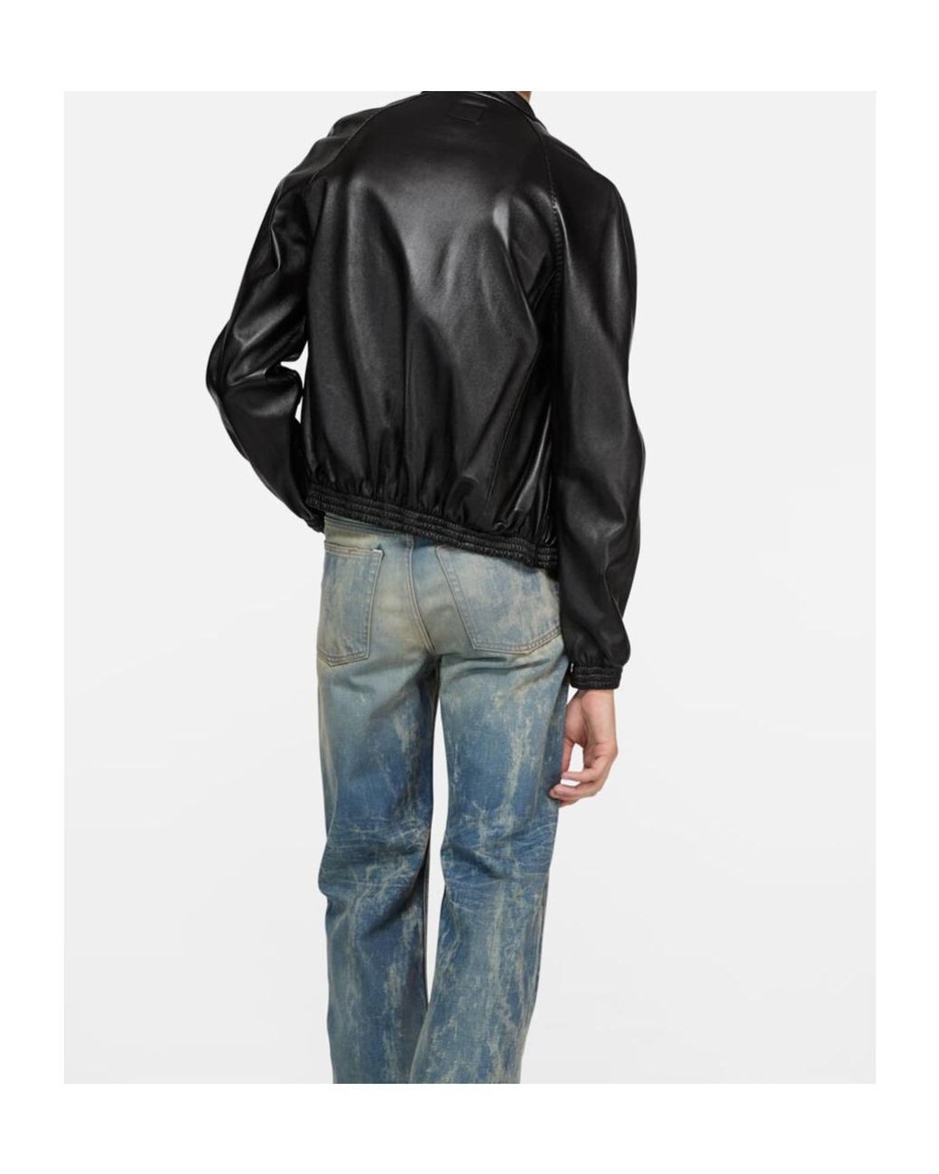 Acne Black アクネ ストゥディオズ レザージャケット for men