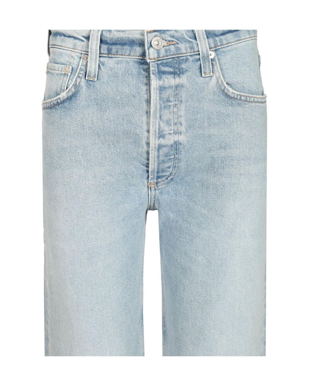 Citizens of Humanity Blue Straight Leg Jeans