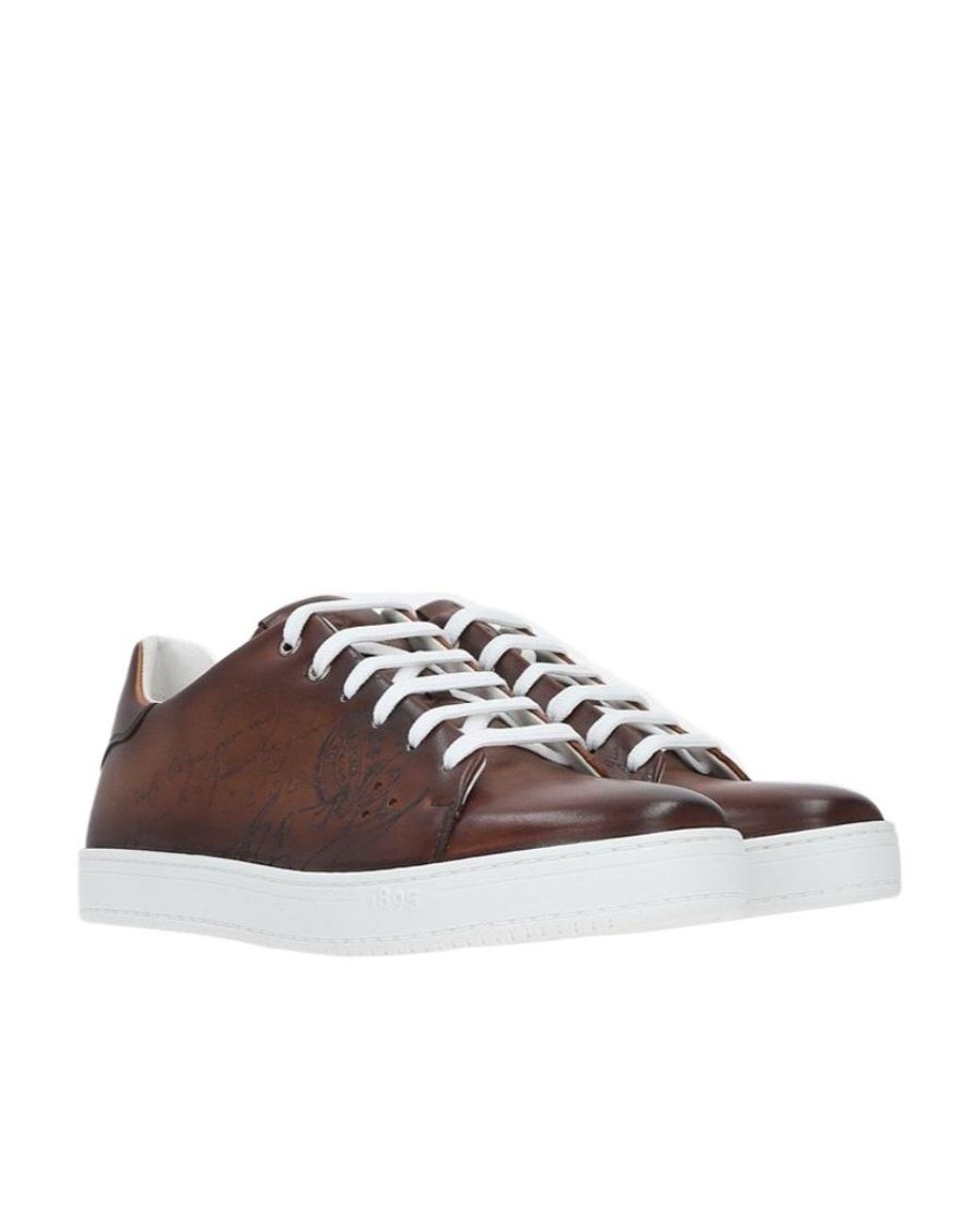 Berluti Brown Playtime Scritto Sneakers for men