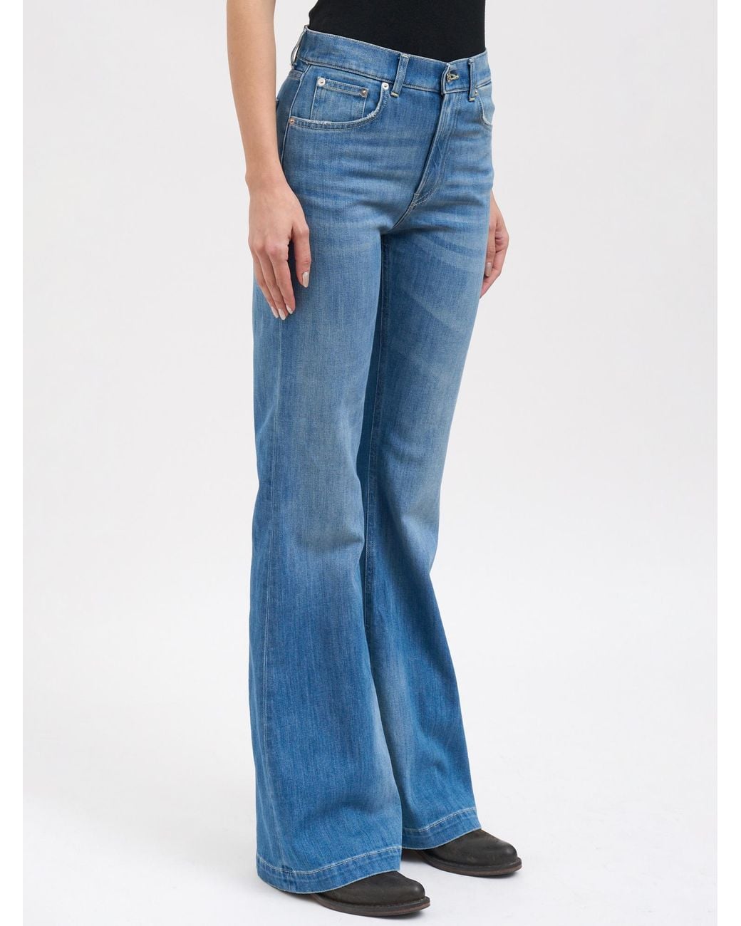 Dondup Blue Olivia Bootcut Jeans