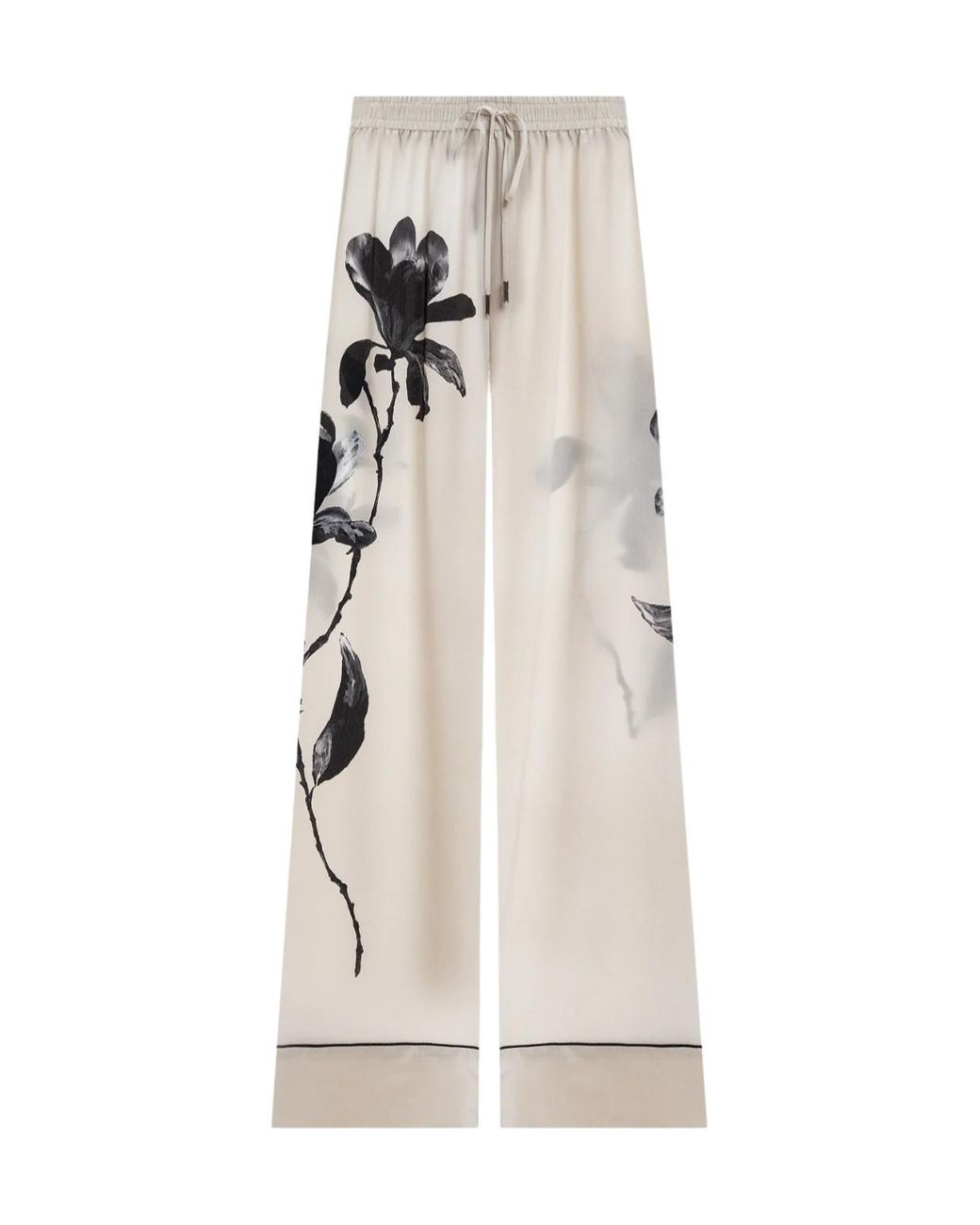 Ermanno Scervino Natural Drawstring Casual Pants