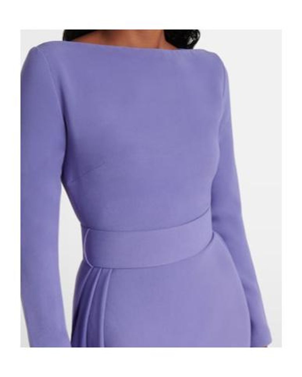 Solace London Blue Shayla Crepe Dress