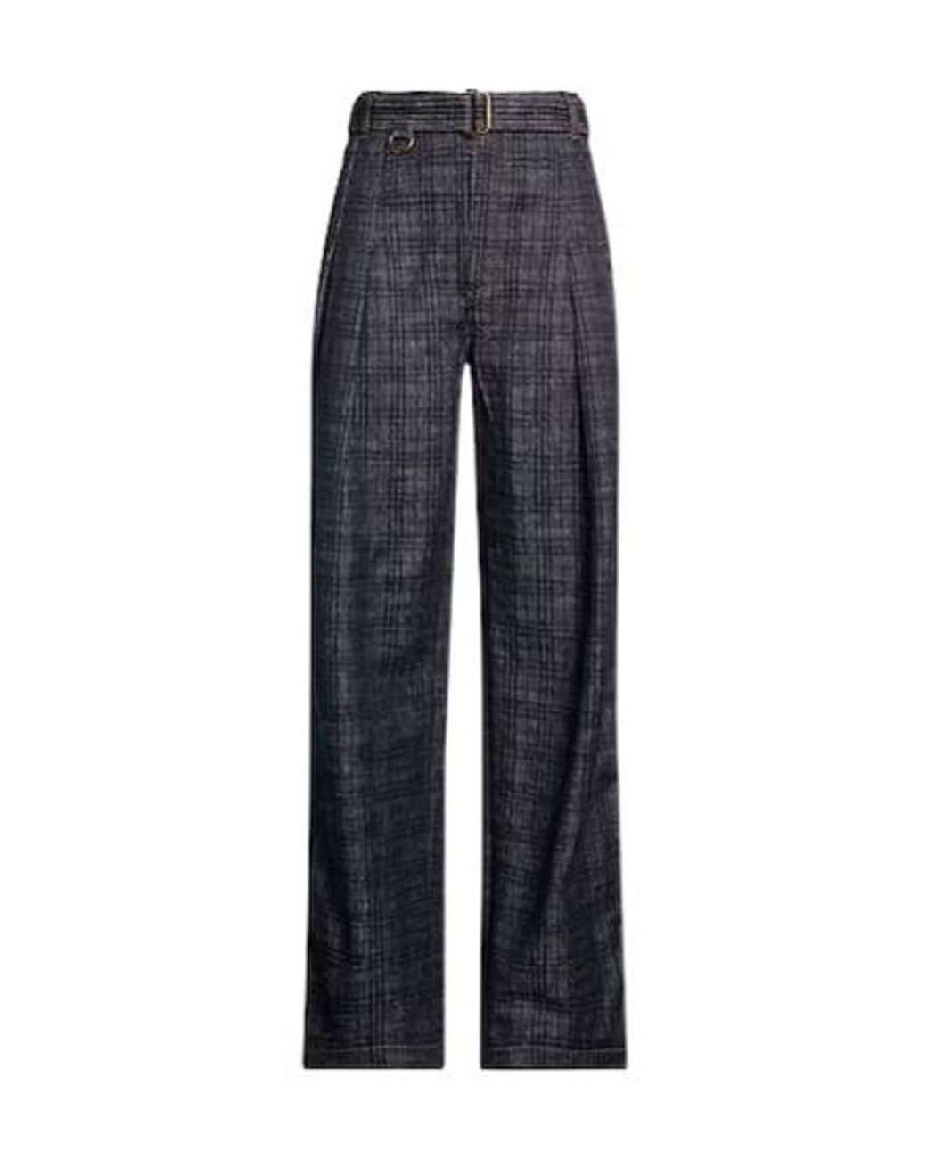 Burberry Blue Dark Wash Loose-Fit Jeans