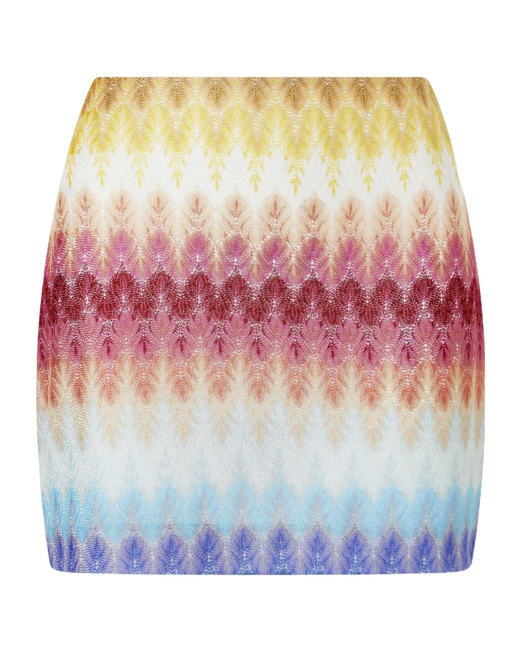 Missoni Pink Crochet-Knit Mini Skirt