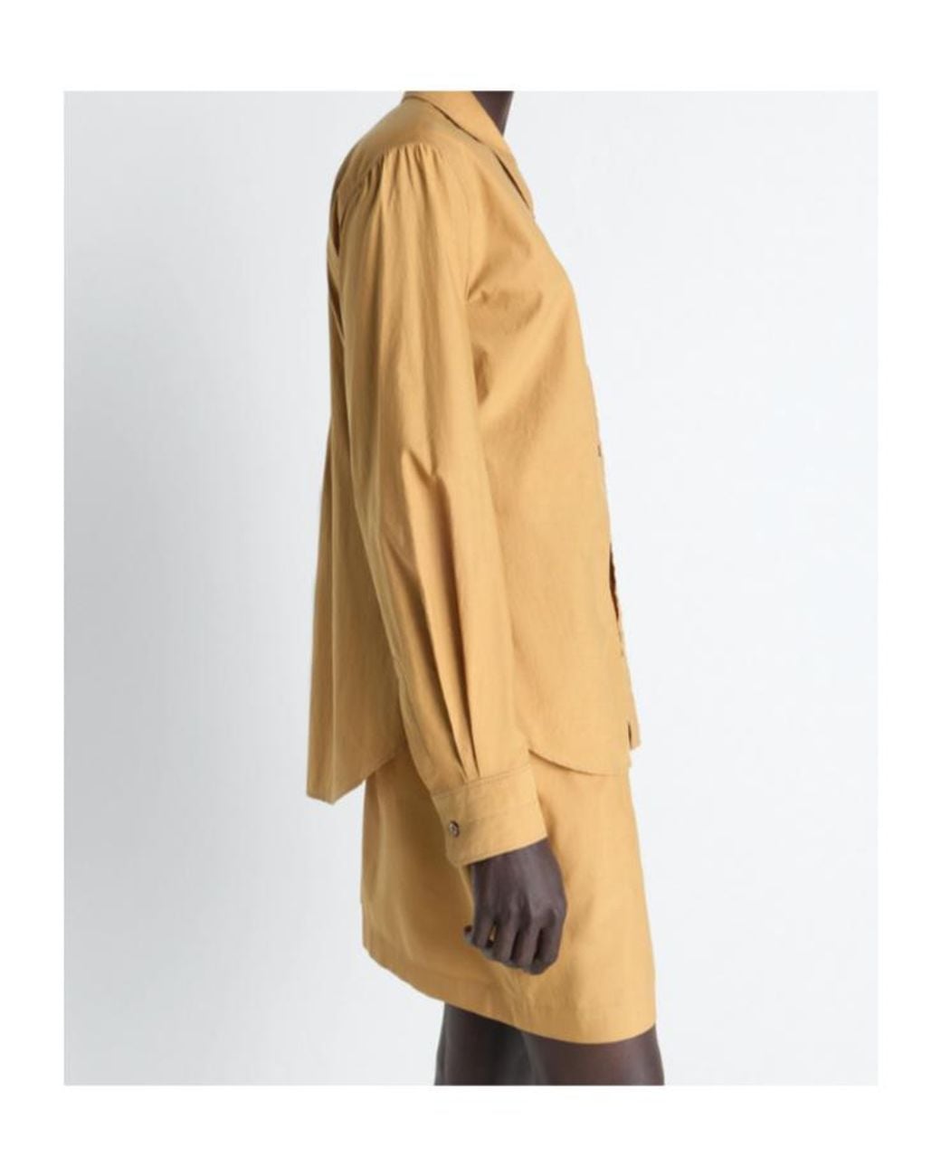 Lemaire Natural Pointed Collar Shirt