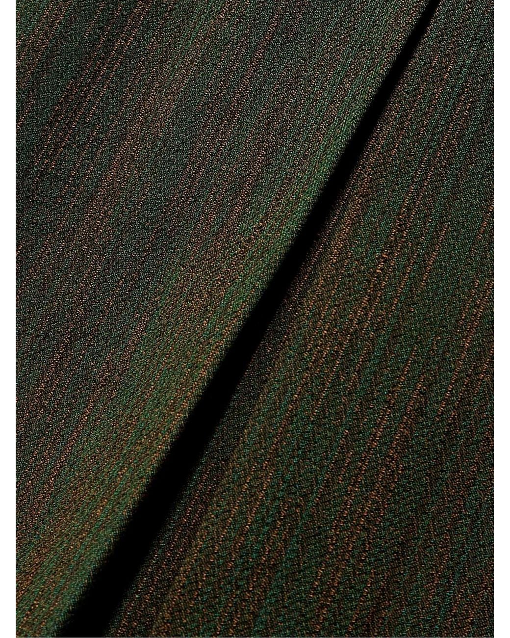 Dries Van Noten Green Waist Loop Skirt