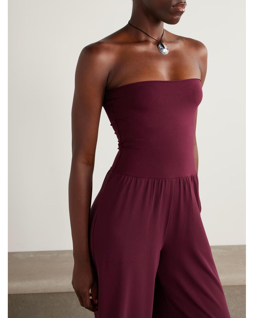 Eres Purple Les Essentiels Dao Jumpsuit