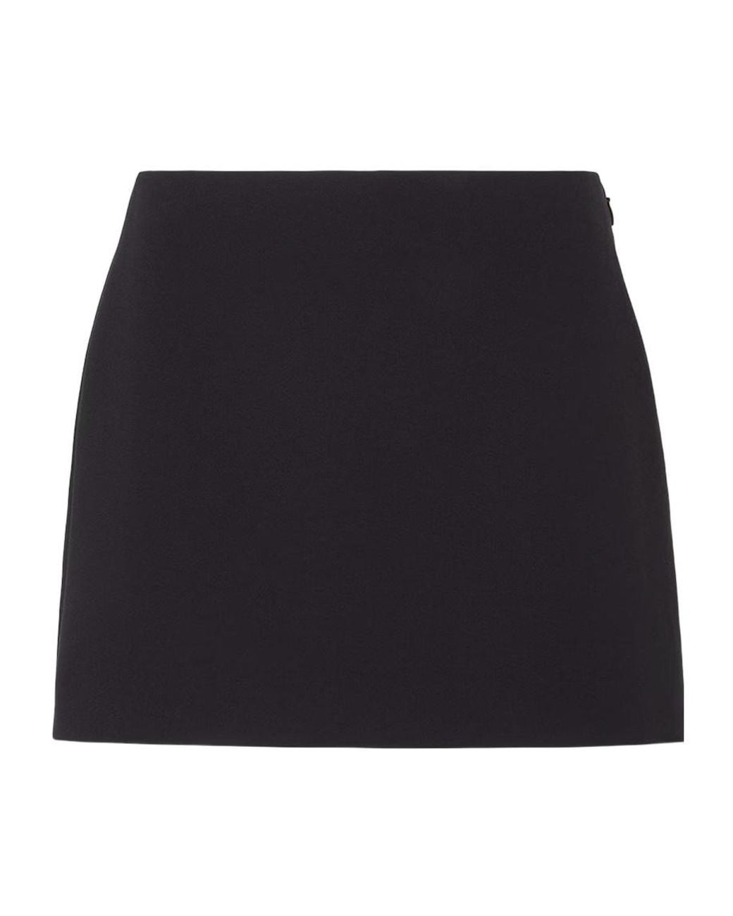 Fendi Black Cady Skirt