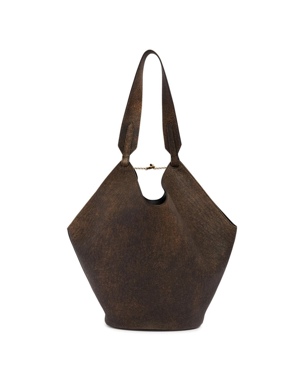 Khaite Brown Lotus Tote Bag