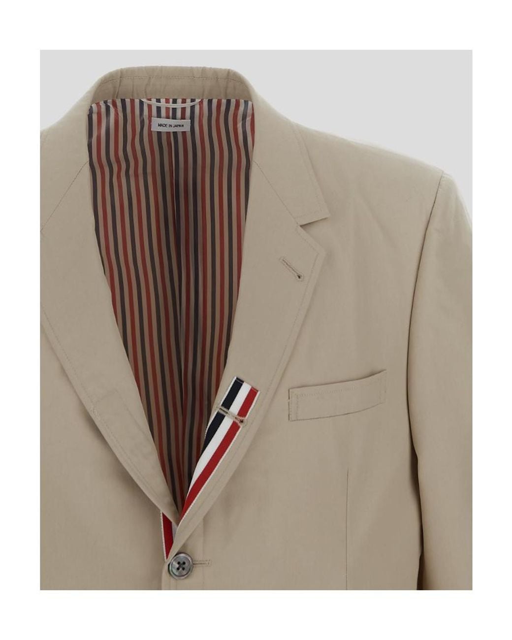 Thom Browne Brown Single-Breasted Tailored Blazer for men