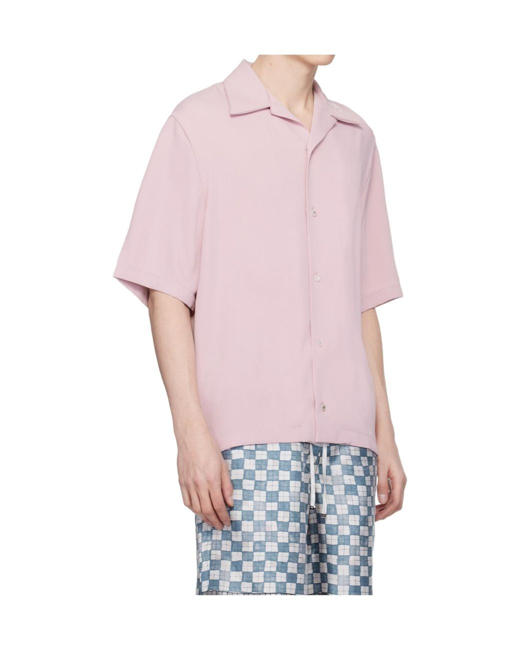 Amiri Pink Camping Short-Sleeve Shirt for men