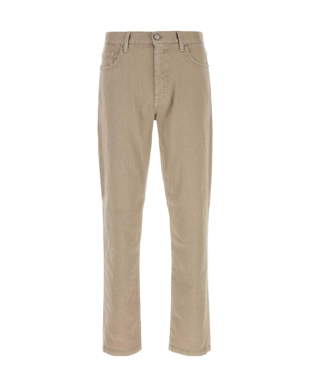 Zegna Natural Jeans With Belt Loops for men