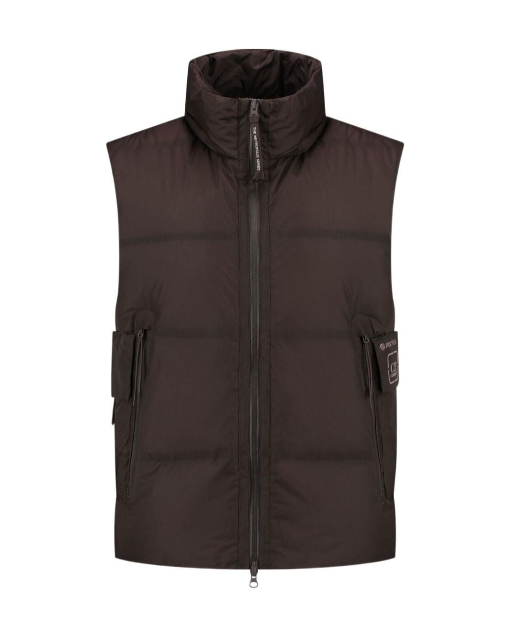 C P Company Brown Pertex Gilet for men