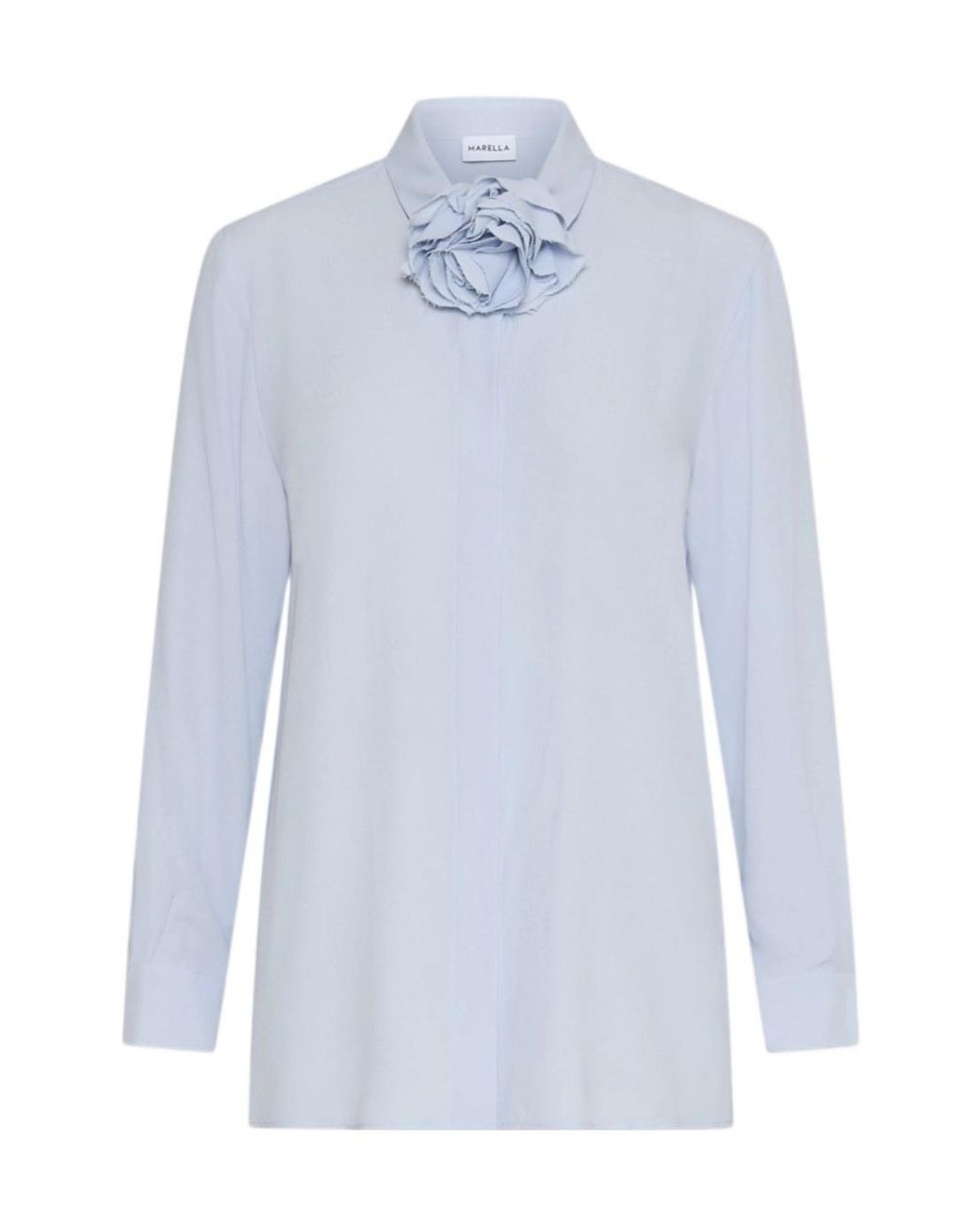 Marella Blue Long Sleeve Shirt