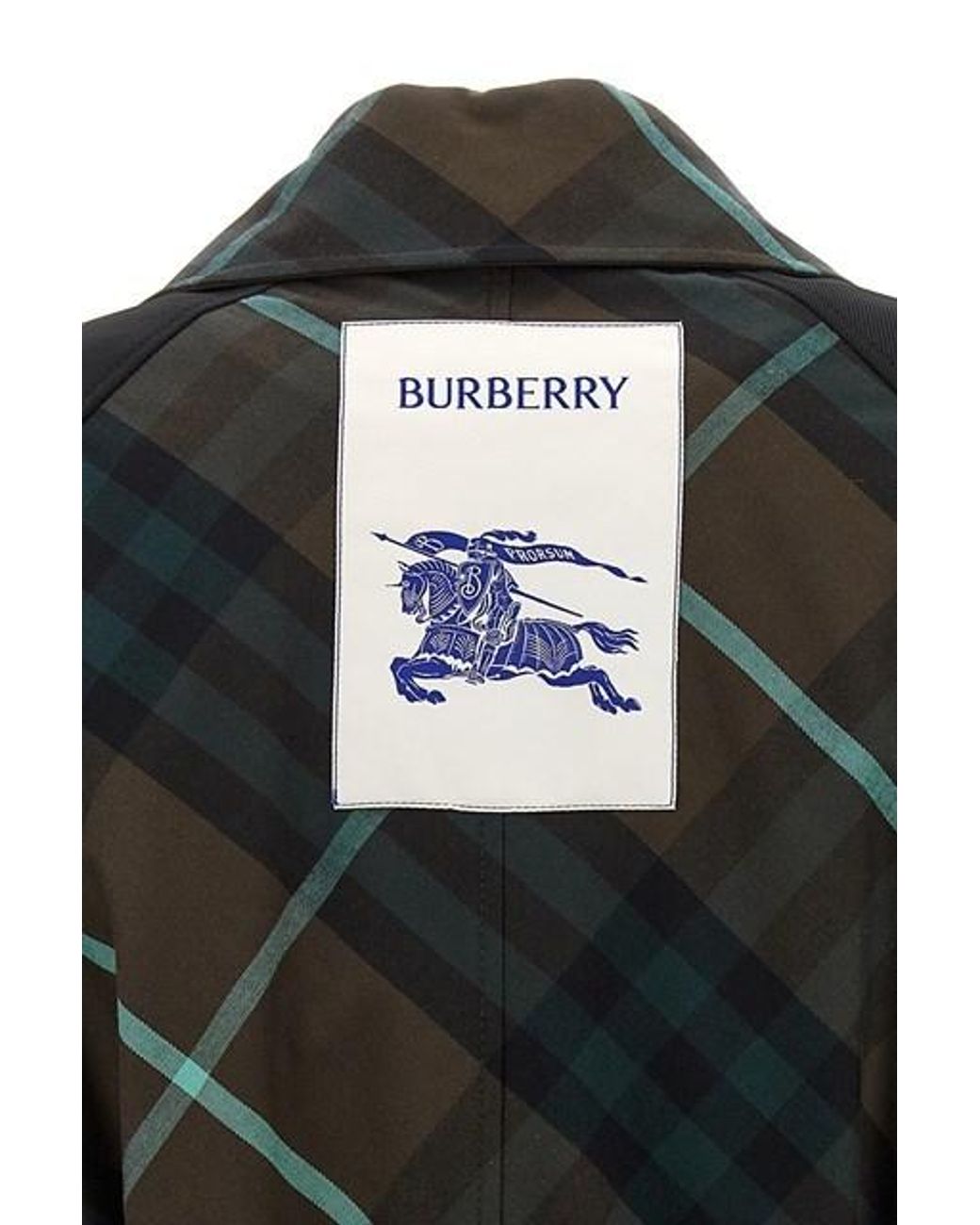 Burberry Black Bradford Belted-Waist Reversible Trench Coat