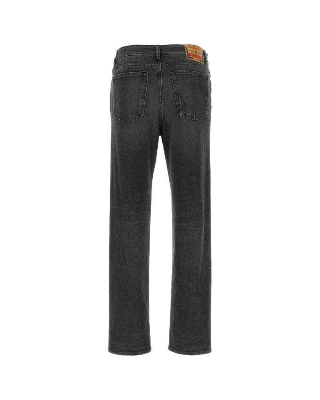 DIESEL Gray 1955 D-Rekiv Straight Jeans for men