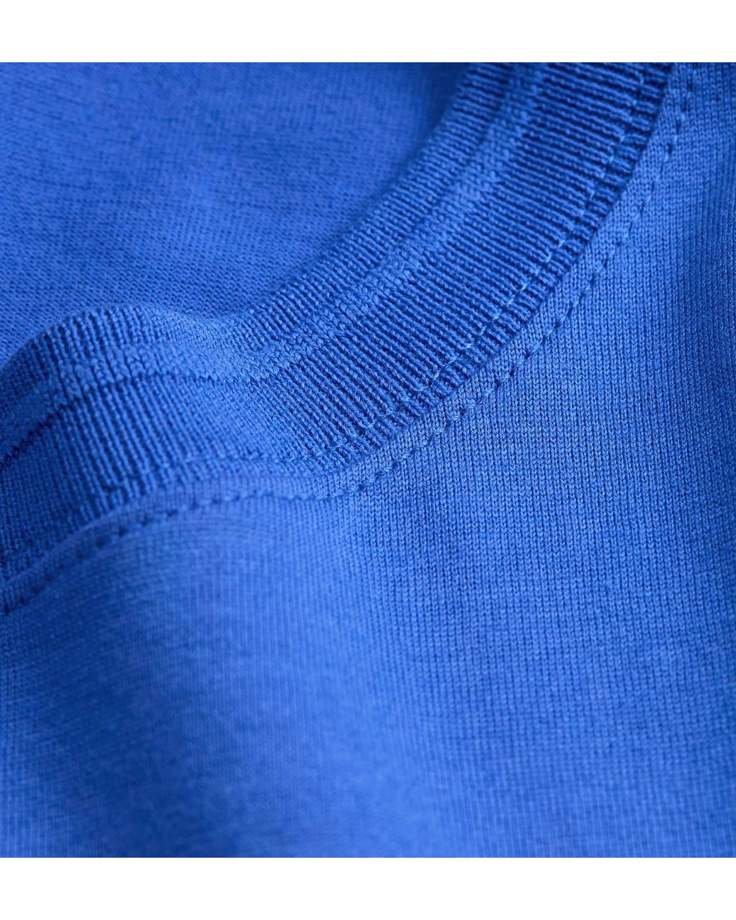 Dior Blue T-Shirt With Embroidery, Relaxed Fit for men