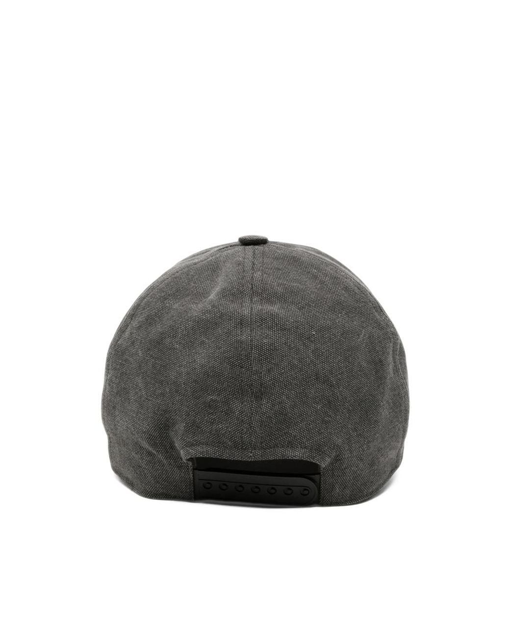 Rick Owens Gray Graphic Baseball Cap for men
